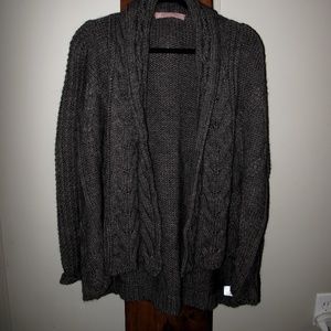 ELSAMANDA ANTHROPOLOGIE Cable Knit Cardigan M